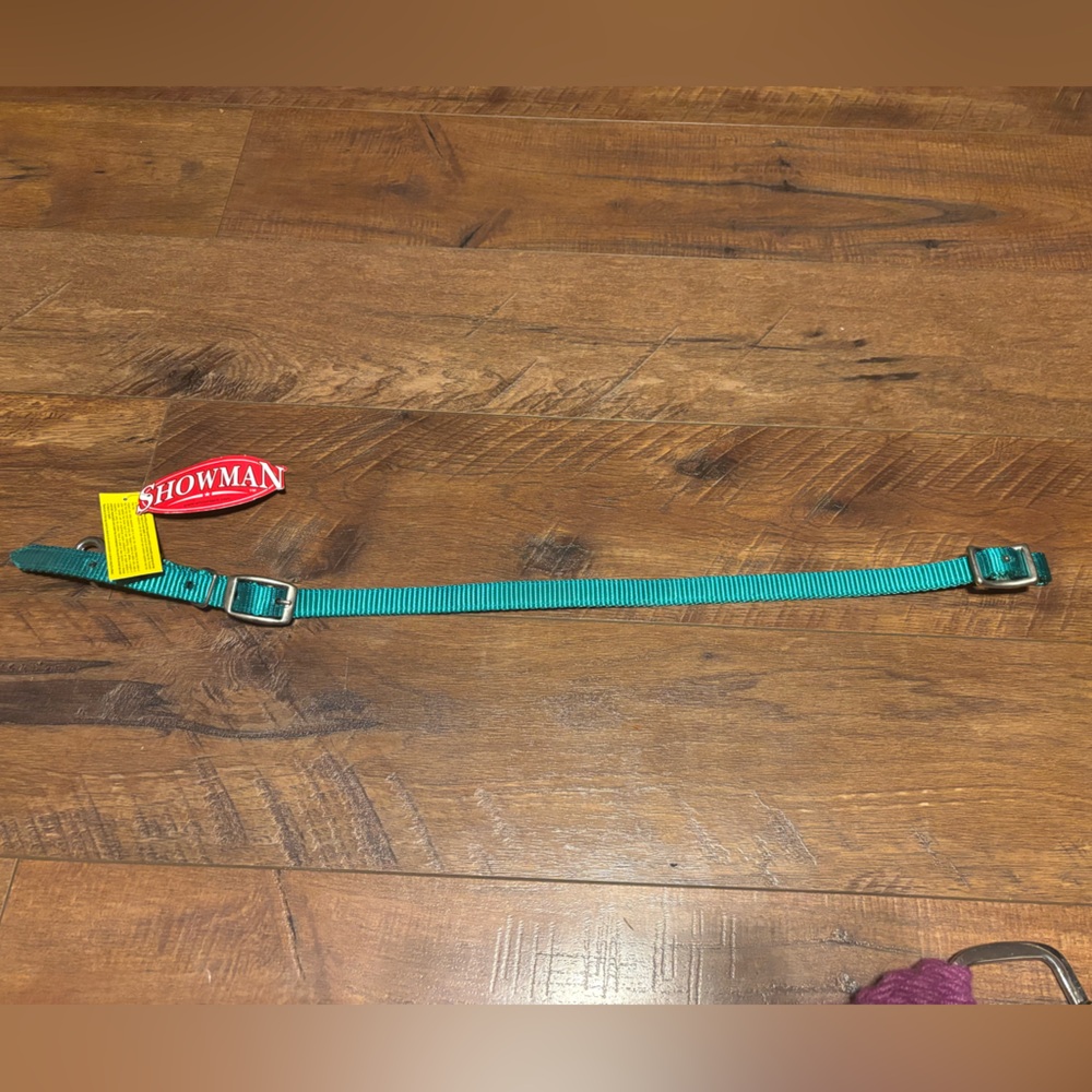NWT Showman Horse Wither Strap Nylon Teal